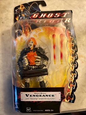 Hasbro Ghost Rider Vengeance Action Figure 2007 6 Inch, Marvel Comics In Package